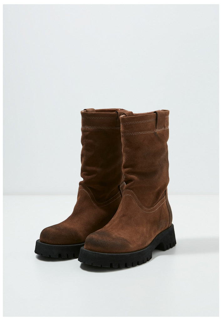 Inuovo Stiefel Veloursleder Braun