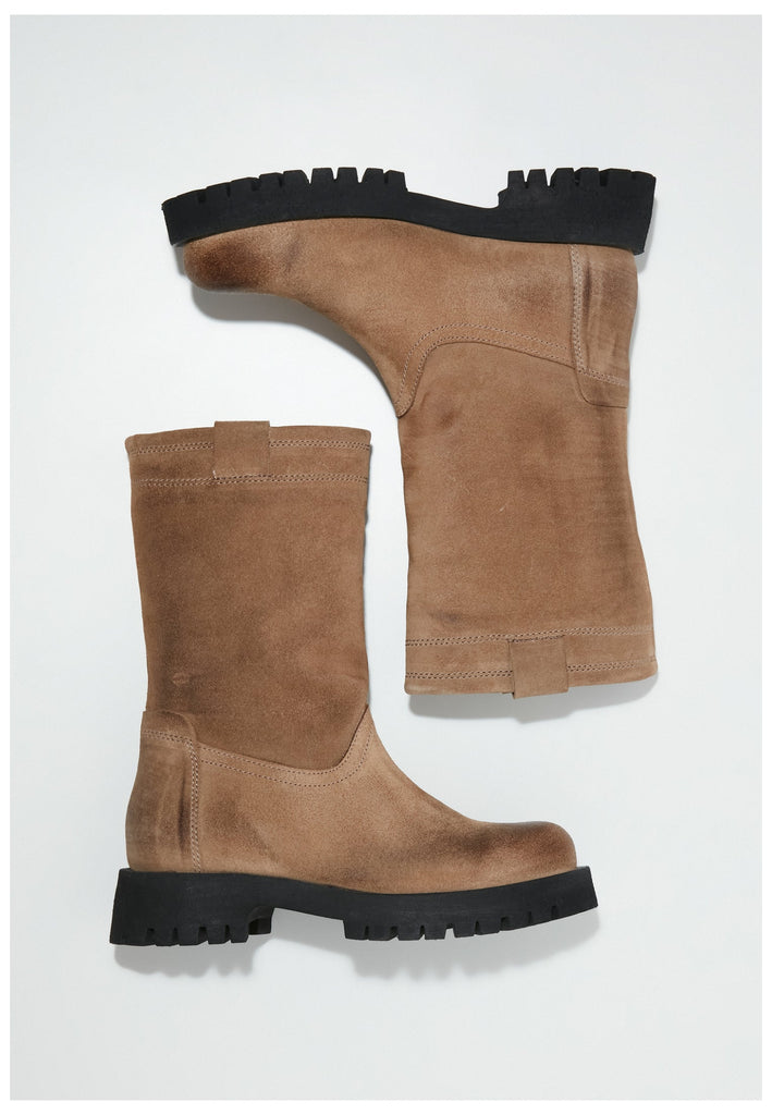 Inuovo Stiefel Veloursleder Hellbraun