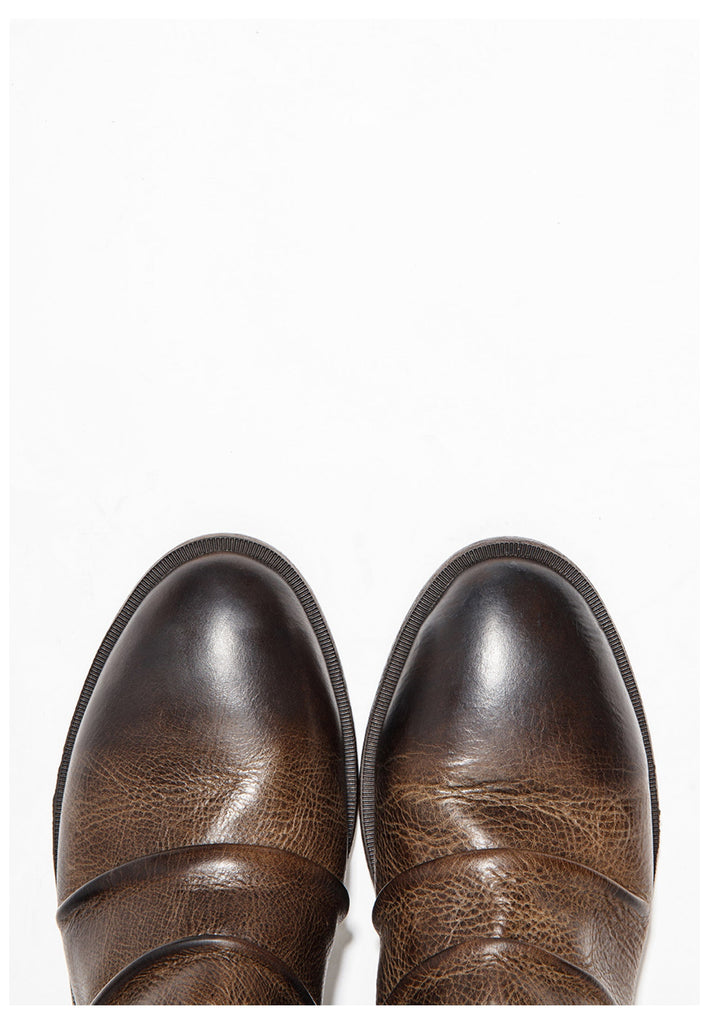 Inuovo Stiefelette Glattleder Dunkelbraun