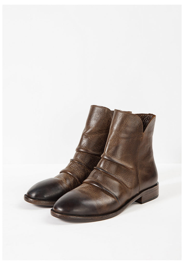 Inuovo Stiefelette Glattleder Dunkelbraun