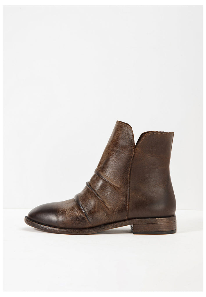 Inuovo Stiefelette Glattleder Dunkelbraun