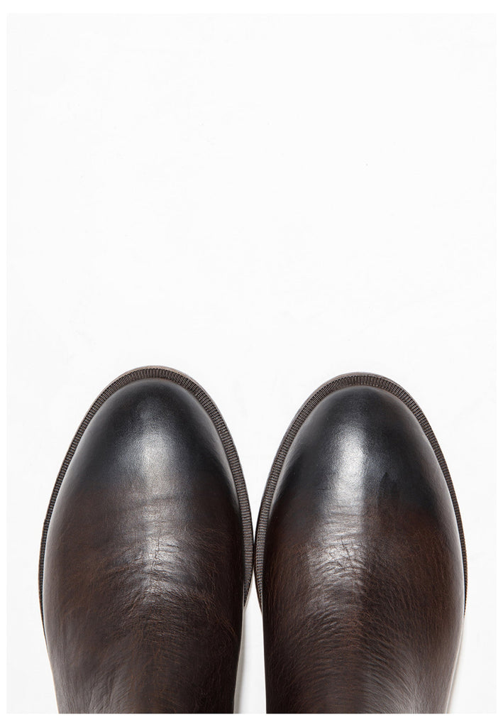 Inuovo Stiefelette Glattleder Dunkelbraun