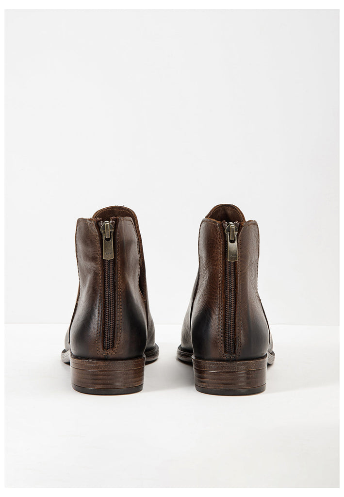 Inuovo Stiefelette Glattleder Dunkelbraun