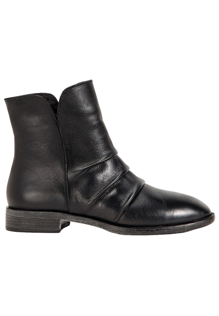 Inuovo Stiefelette Glattleder Schwarz