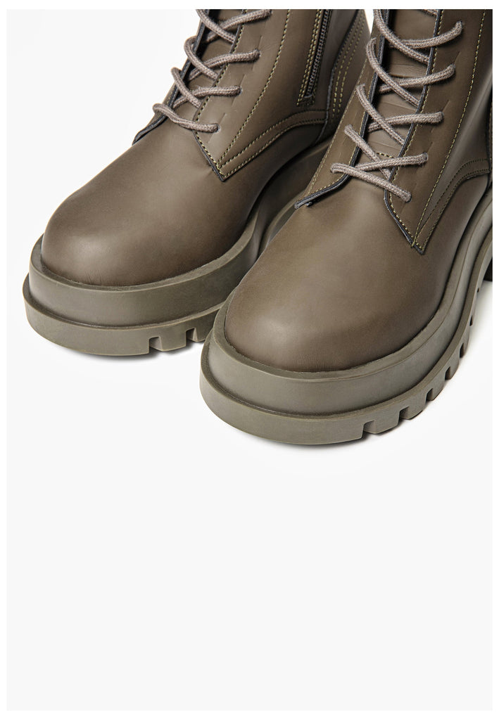 Inuovo Stiefelette Leder Army
