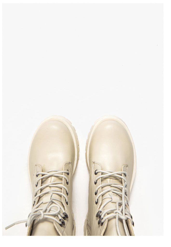 Inuovo Stiefelette Leder Beige