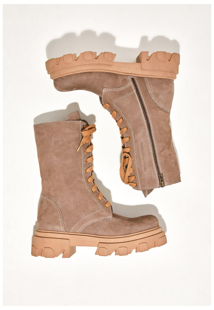 Inuovo Stiefelette Leder Beige