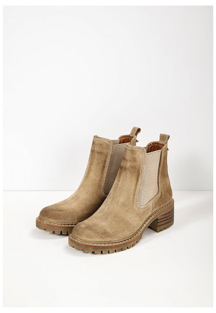 Inuovo Stiefelette Leder Beige