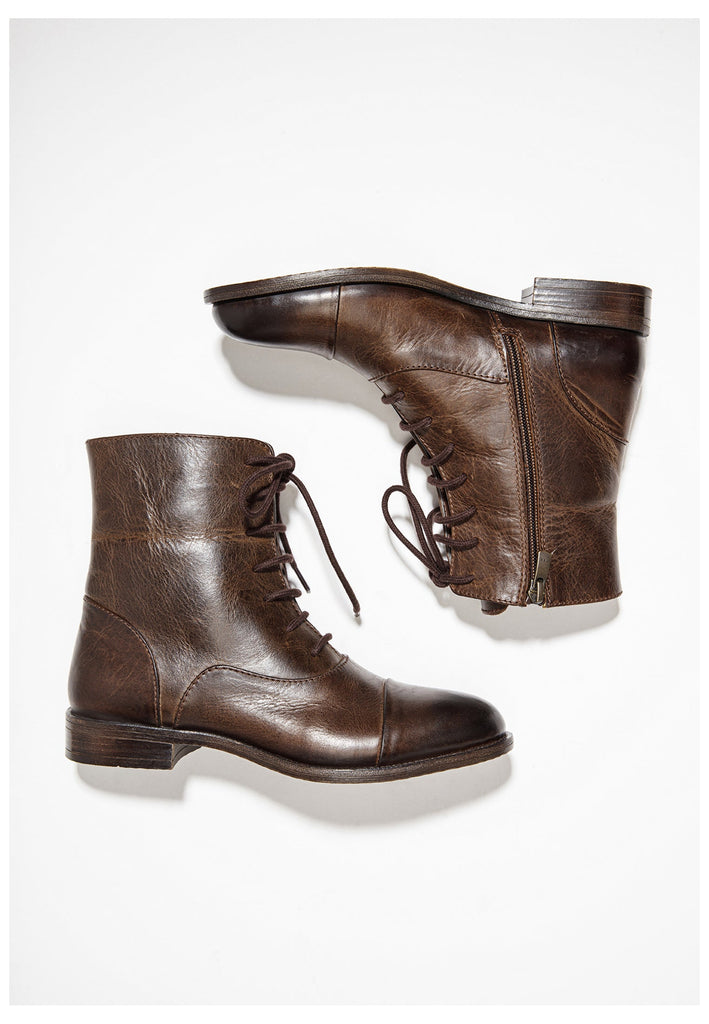 Inuovo Stiefelette Leder Braun