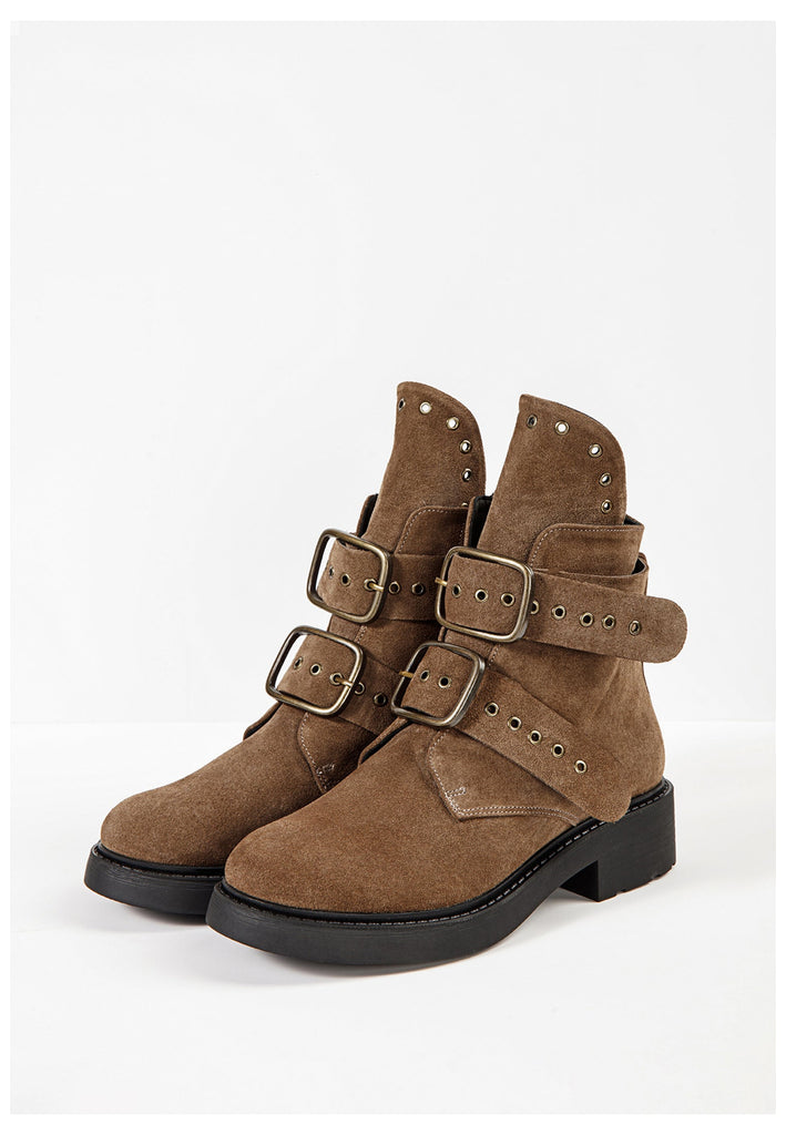 Inuovo Stiefelette Leder Braun