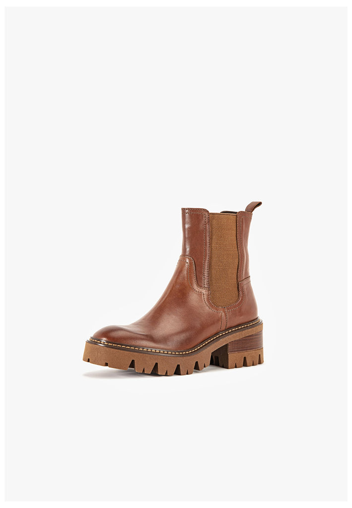 Inuovo Stiefelette Leder Braun