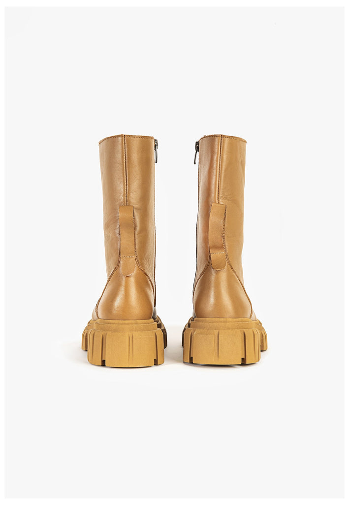 Inuovo Stiefelette Leder Caramel