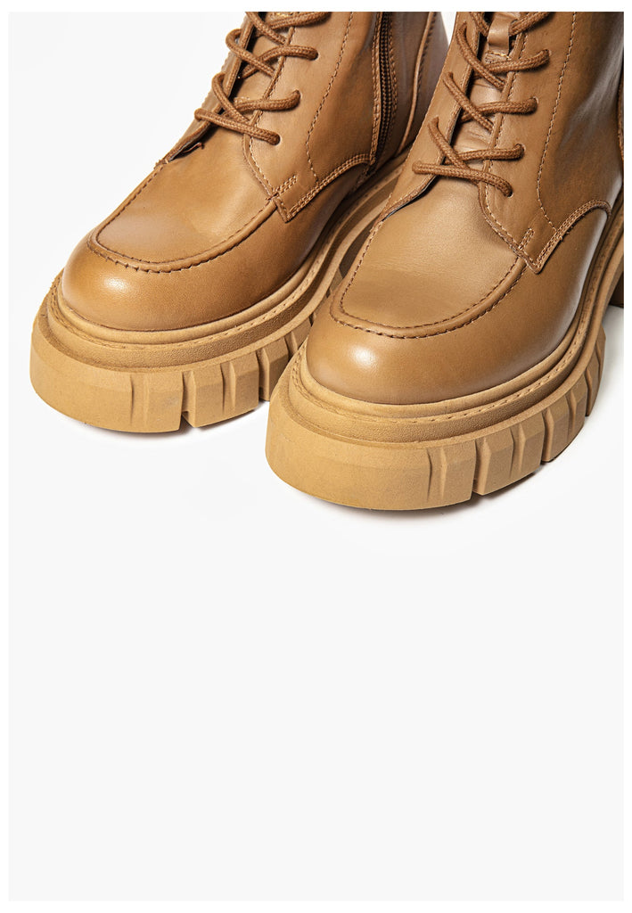 Inuovo Stiefelette Leder Caramel