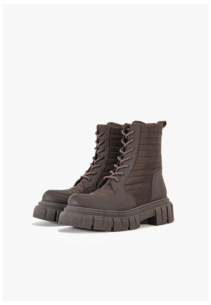 Inuovo Stiefelette Leder Coffee