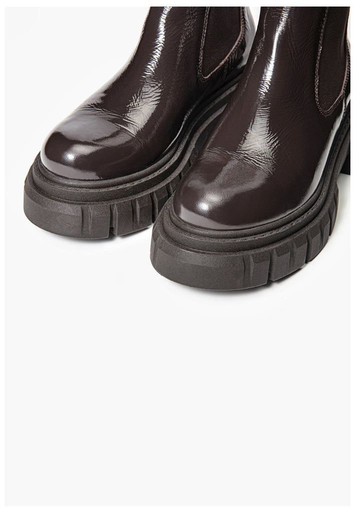 Inuovo Stiefelette Leder Coffee