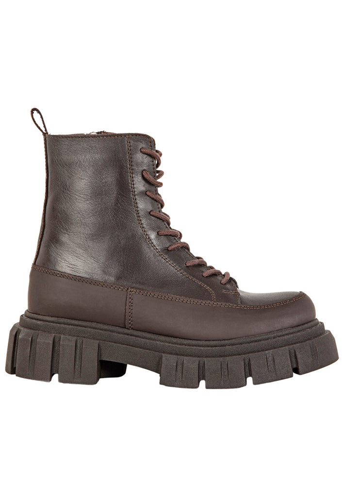Inuovo Stiefelette Leder Coffee
