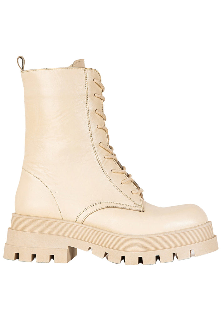 Inuovo Stiefelette Leder Creme