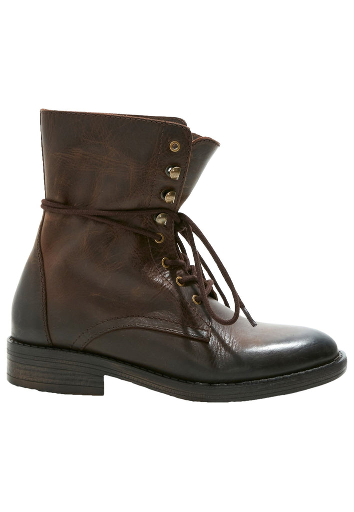 Inuovo Stiefelette Leder Dunkelbraun