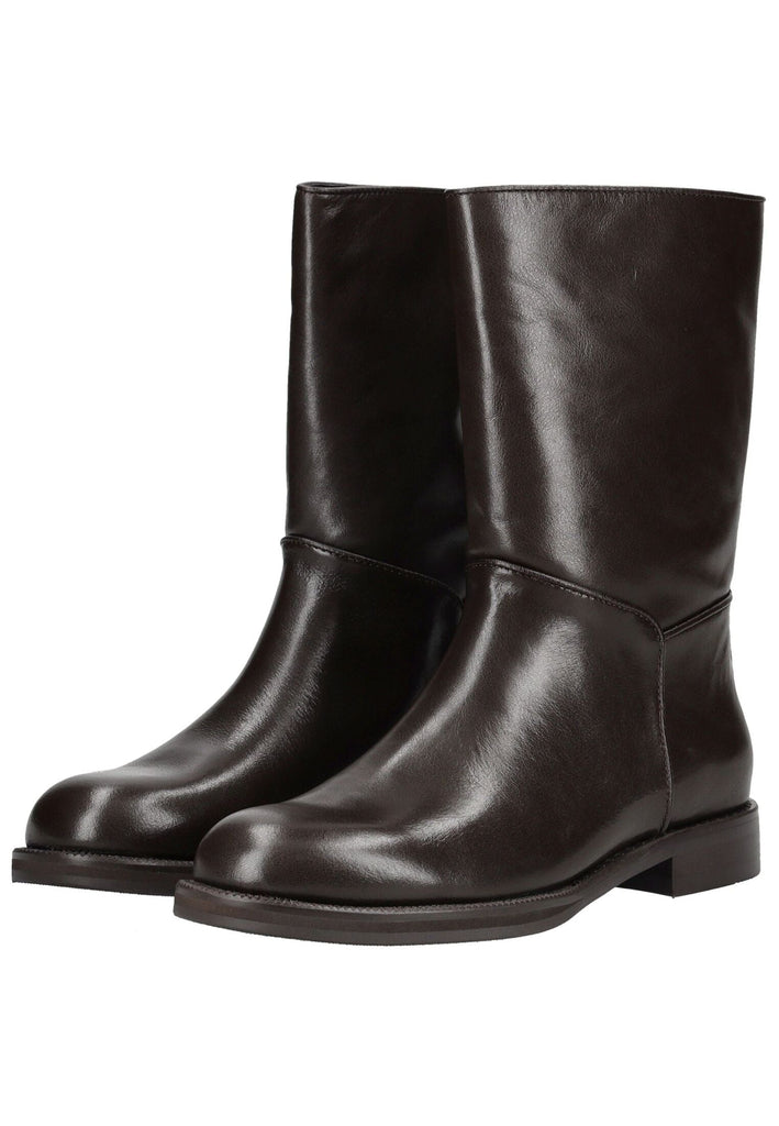 Inuovo Stiefelette Leder Dunkelbraun