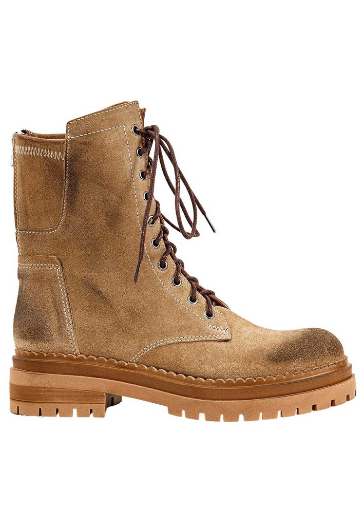 Inuovo Stiefelette Leder Hellbraun