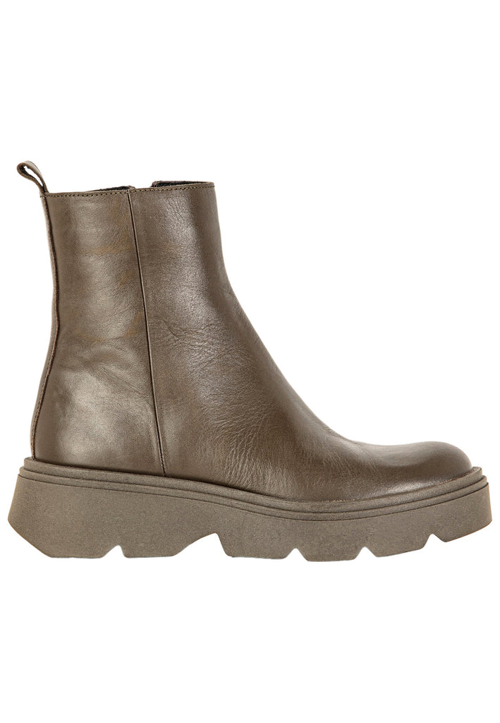 Inuovo Stiefelette Leder Khaki