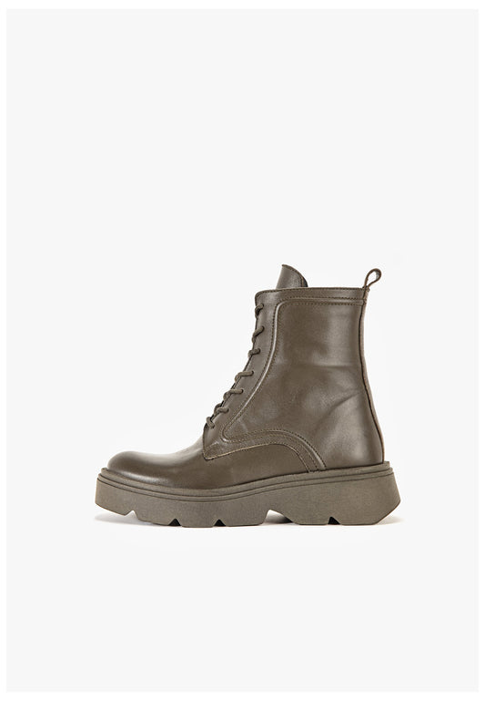 Inuovo Stiefelette Leder Khaki