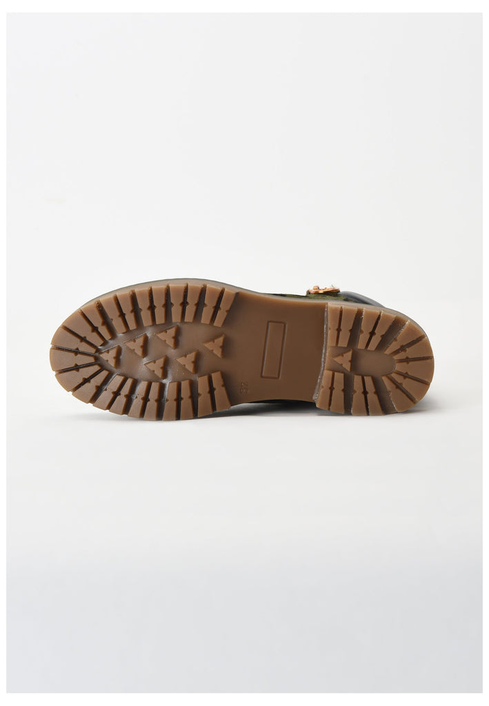 Inuovo Stiefelette Leder Khaki