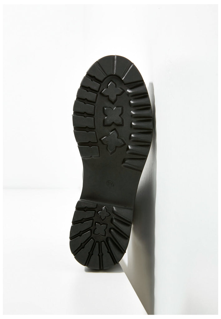 Inuovo Stiefelette Leder Schwarz