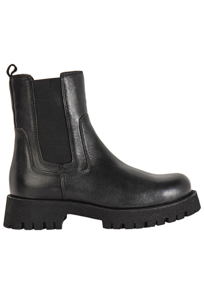 Inuovo Stiefelette Leder Schwarz