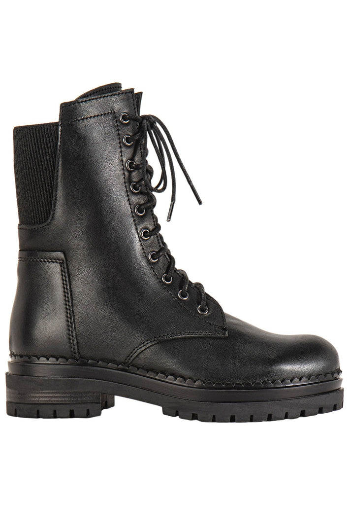 Inuovo Stiefelette Leder Schwarz