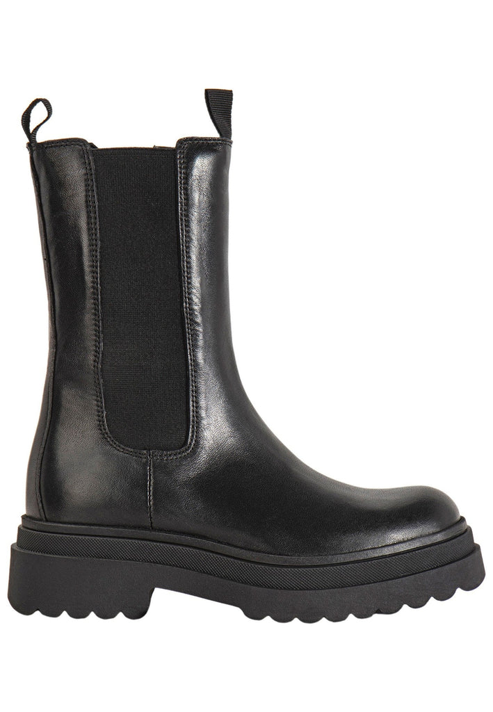 Inuovo Stiefelette Leder Schwarz