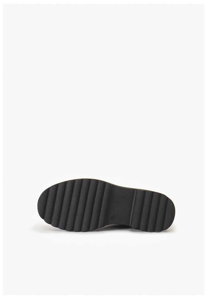 Inuovo Stiefelette Leder Schwarz