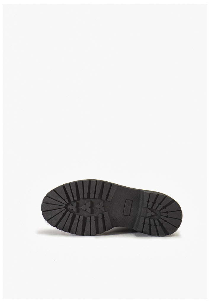 Inuovo Stiefelette Leder Schwarz