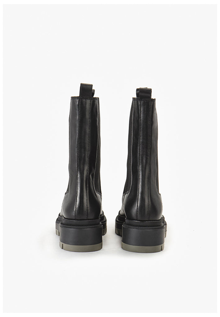 Inuovo Stiefelette Leder Schwarz