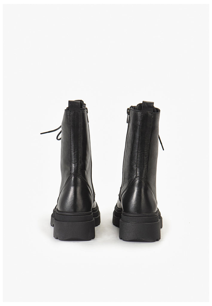 Inuovo Stiefelette Leder Schwarz