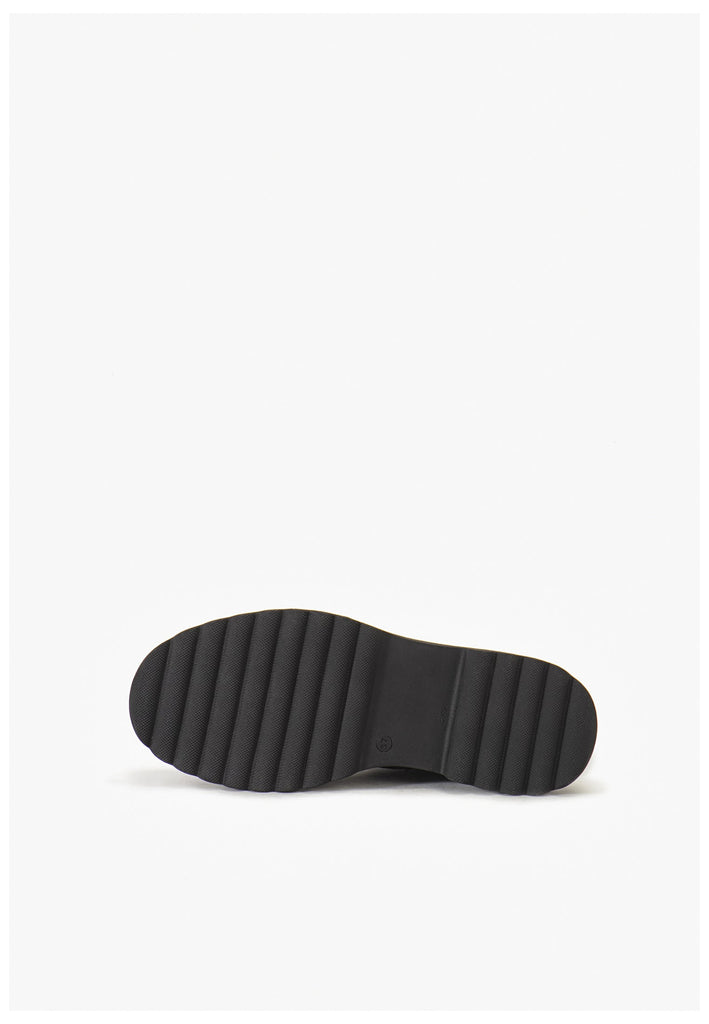 Inuovo Stiefelette Leder Schwarz