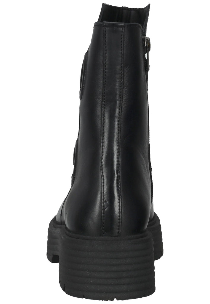 Inuovo Stiefelette Leder Schwarz