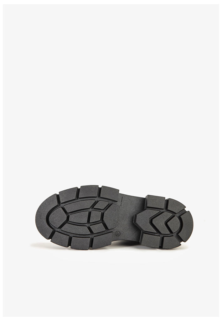 Inuovo Stiefelette Leder Schwarz