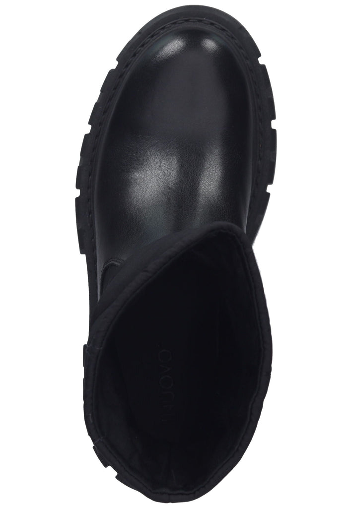 Inuovo Stiefelette Leder Schwarz