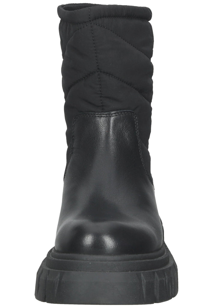 Inuovo Stiefelette Leder Schwarz