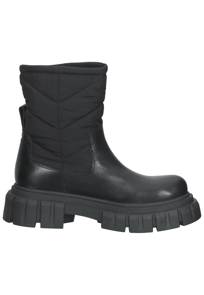Inuovo Stiefelette Leder Schwarz