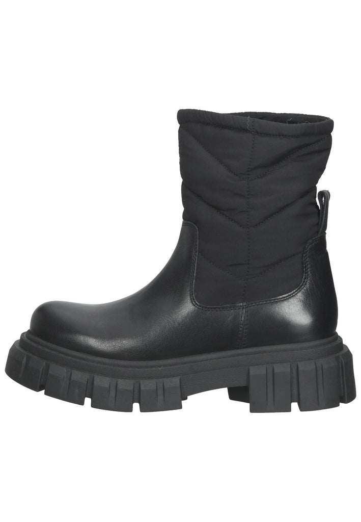 Inuovo Stiefelette Leder Schwarz