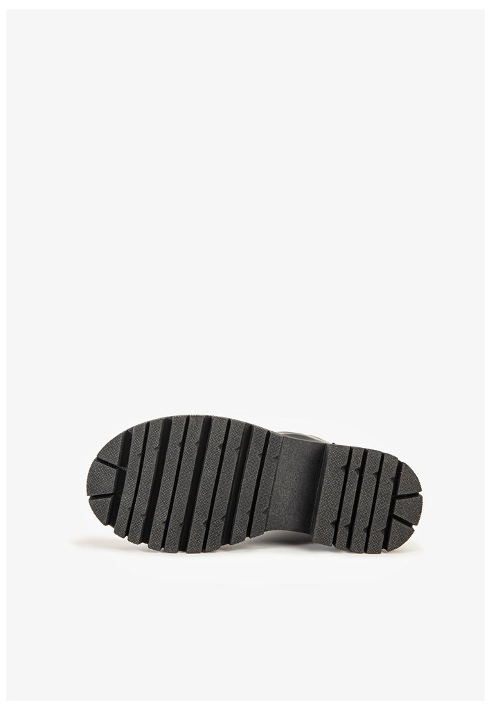 Inuovo Stiefelette Leder Schwarz