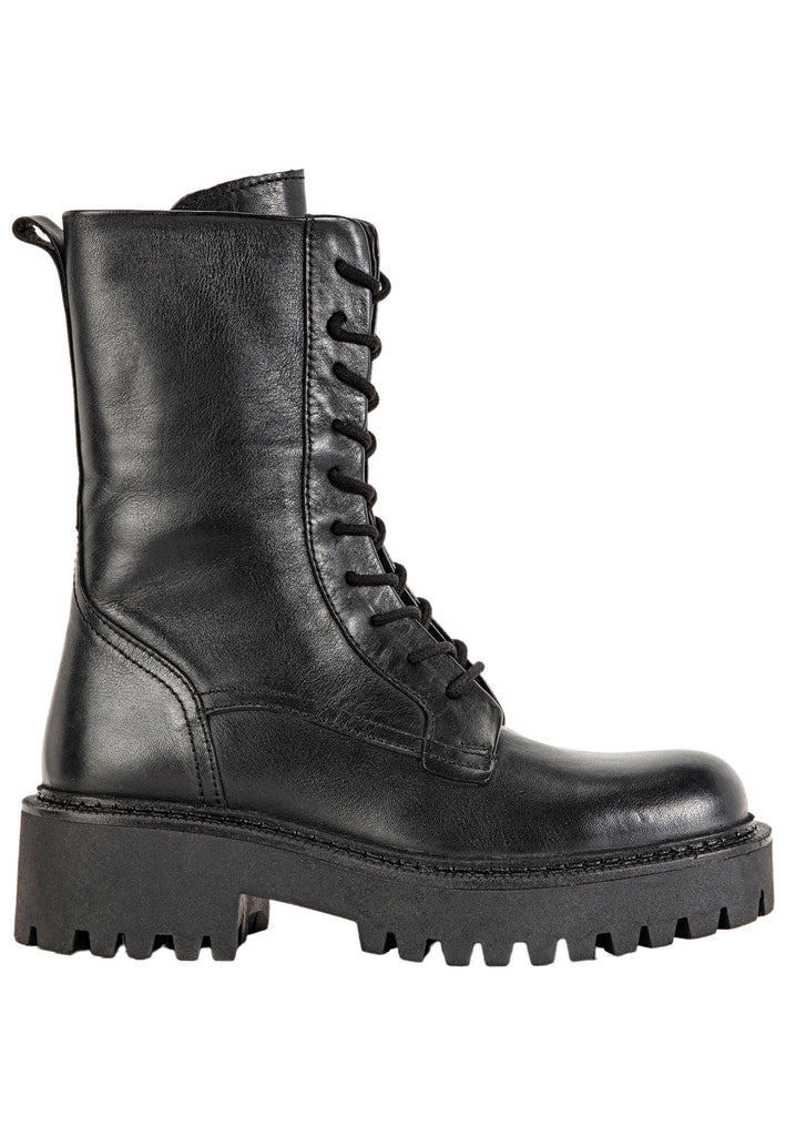 Inuovo Stiefelette Leder Schwarz