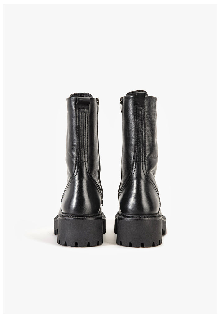 Inuovo Stiefelette Leder Schwarz