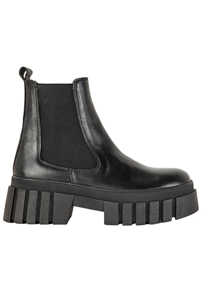 Inuovo Stiefelette Leder Schwarz