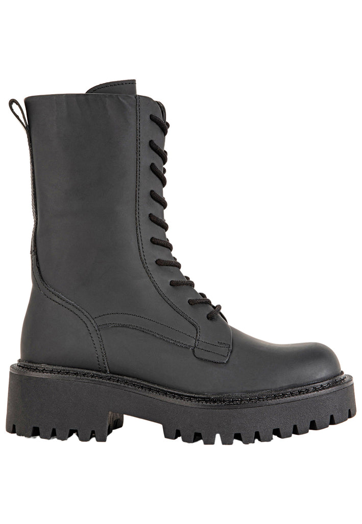 Inuovo Stiefelette Leder Schwarz