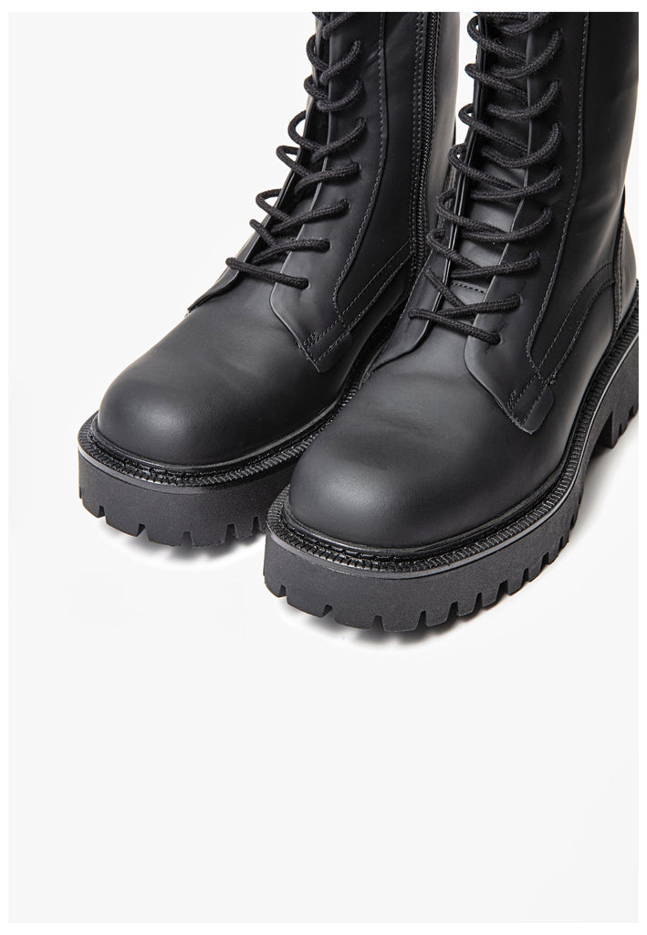 Inuovo Stiefelette Leder Schwarz