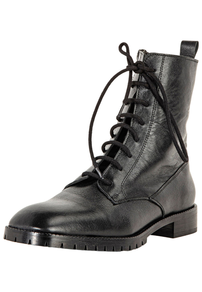 Inuovo Stiefelette Leder Schwarz