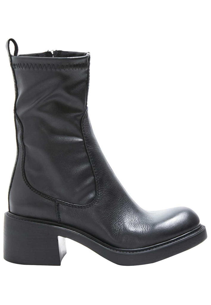 Inuovo Stiefelette Leder Schwarz